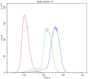 Anti-NLRP3 antibody used in Flow cytometry (FACS). GTX00763