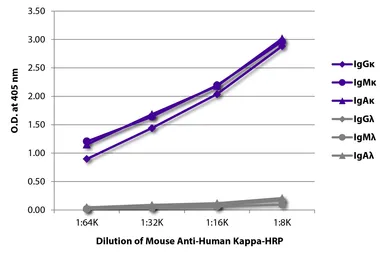 Mouse Anti-Human kappa light chain antibody [SB81a] (HRP). GTX04189-01