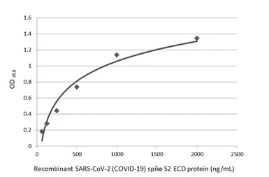 Anti-SARS-CoV-2 (COVID-19) Spike S2 / S2' antibody used in ELISA (ELISA). GTX135386