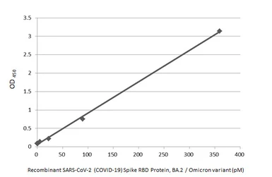 SARS-CoV-2 (COVID-19) Spike RBD Protein, Omicron / BA.2 variant, His tag. GTX136905-pro