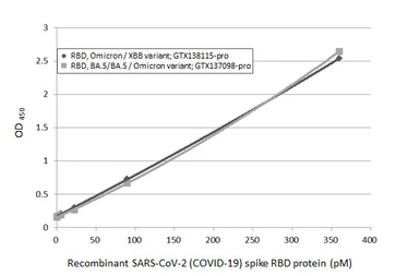 SARS-CoV-2 (COVID-19) Spike RBD Protein, Omicron / BA.4 / BA.5 variant, His tag. GTX137098-pro