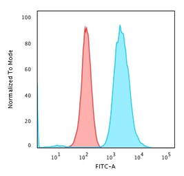 Anti-Fascin 1 antibody [FSCN1/418] used in Flow cytometry (FACS). GTX34720