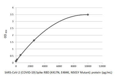 SARS-CoV-2 (COVID-19) Spike RBD ELISA pair [HL1014 / HL1004]. GTX500047