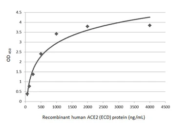 Anti-ACE2 antibody [GT19410] used in ELISA (ELISA). GTX635897