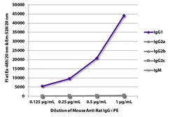 Mouse Anti-Rat IgG1 antibody [G11C5] (PE). GTX04139-08