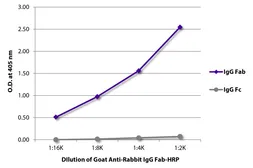 Goat Anti-Rabbit IgG (Fab) antibody, pre-adsorbed (HRP). GTX04147-01